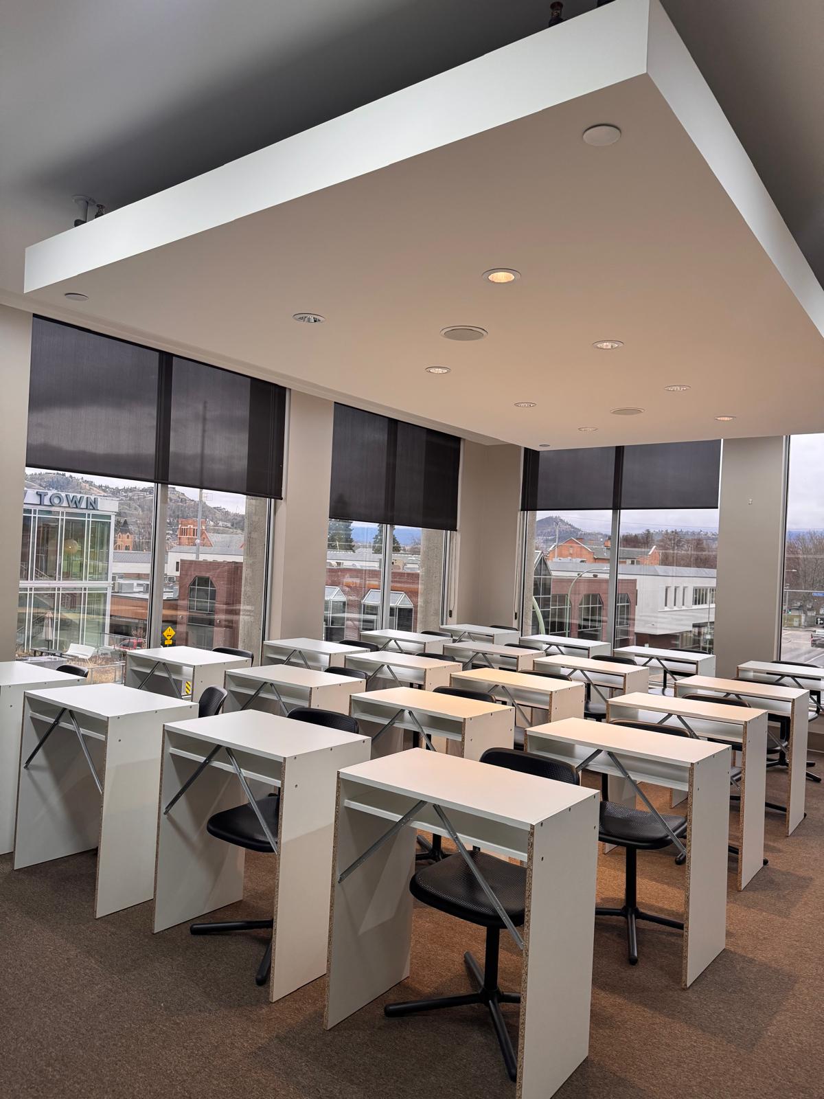 Kelowna campus classroom